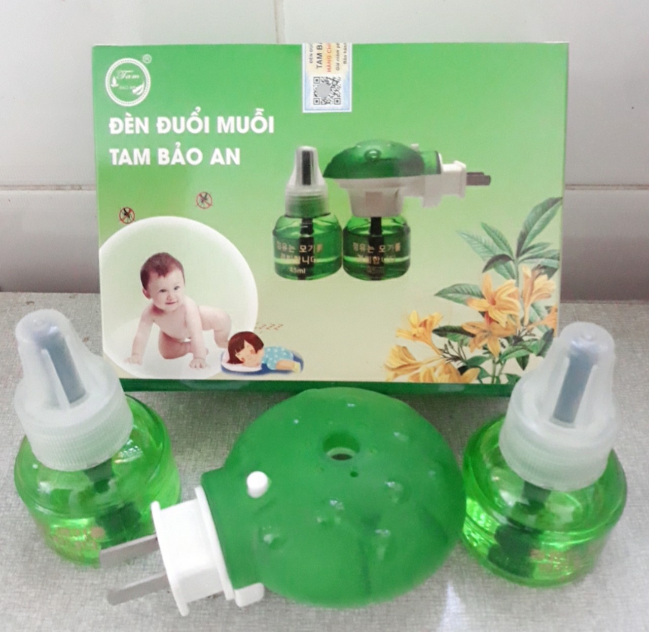 ĐÈN ĐUỔI MUỖI TAM BẢO AN XUẤT XỨ HÀN QUỐC