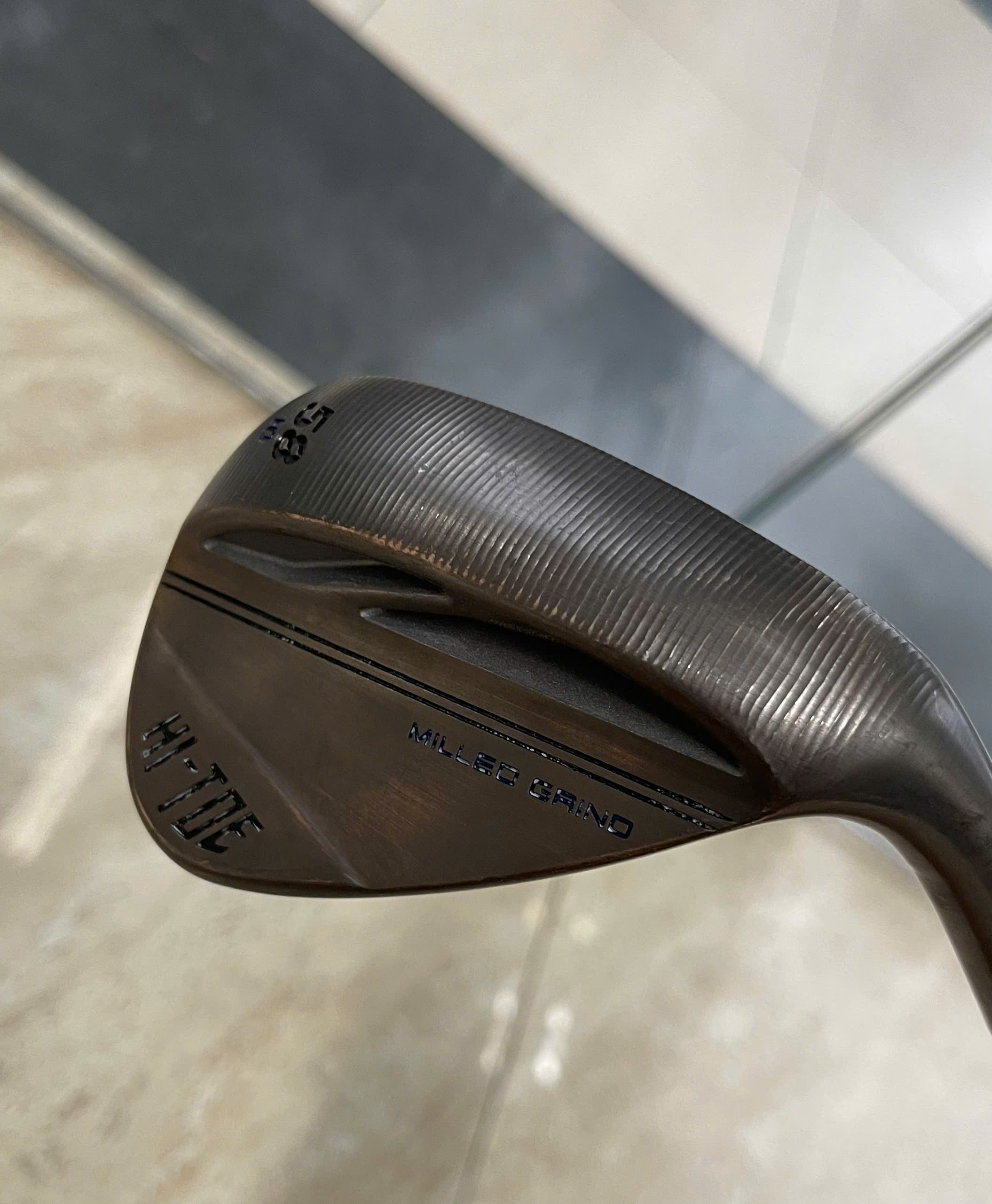 Gậy golf kỹ thuật (Wedge) cũ -Wedge Taylormade Milled Grind 58-10 hi toe Shaft Dynamic Gold s200 Secondhand