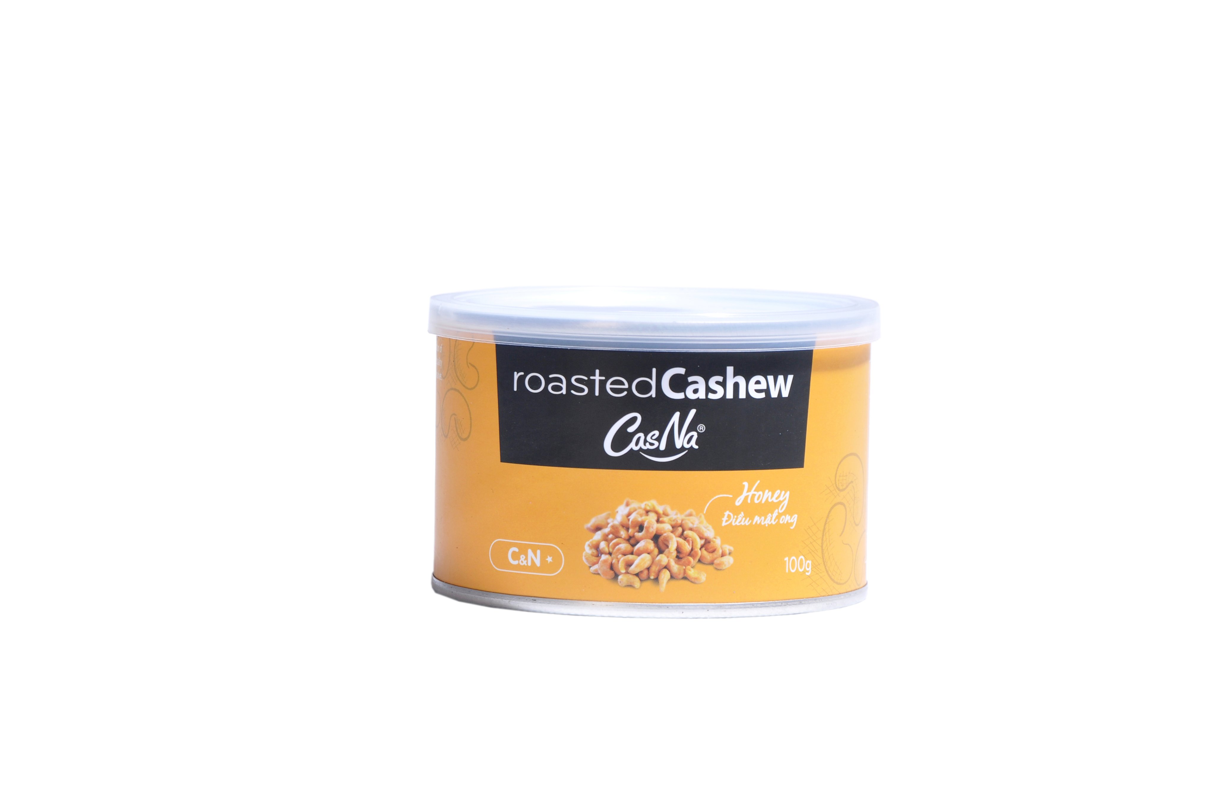 Hạt điều mật ong casna - 100g/lon