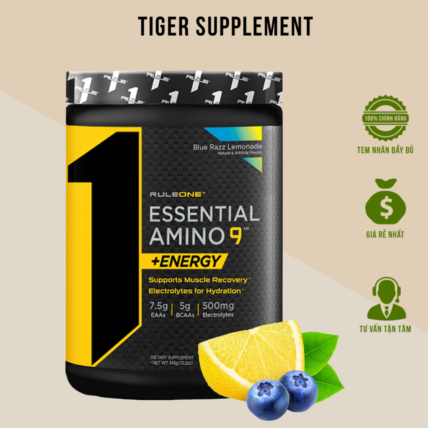 Eaa rule 1 energy 30 servings - essential amino 9 energy - tăng cơ phục hồi cơ bắp