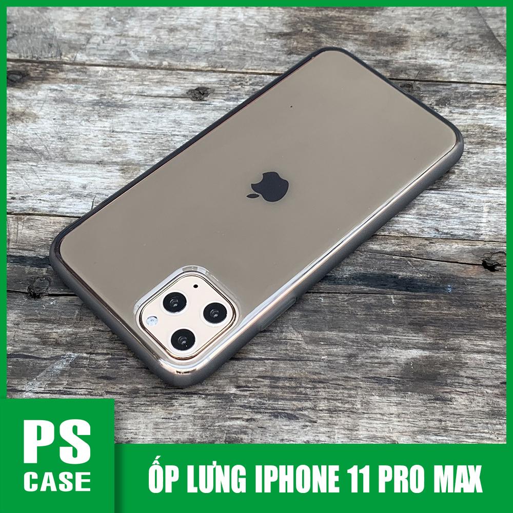 Ốp lưng dẻo chống sốc cao cấp dành cho iPhone 11 Pro Max - Màu đen mờ - PS Case Phân Phối