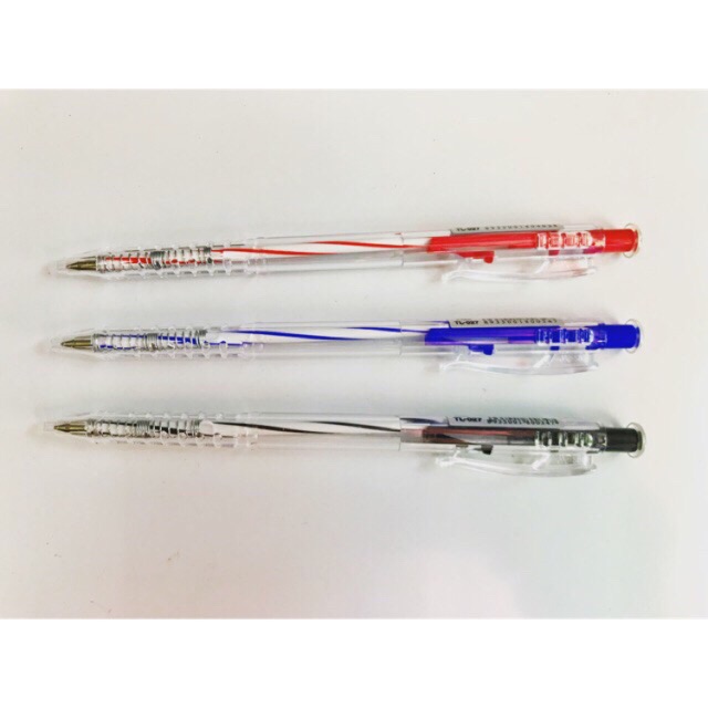 Hộp 20 Chiếc bút bi TL-027 BÚT BI CHUẨN HÃNG SIÊU BỀN ĐỦ MÀU XANH ĐEN ĐỎ