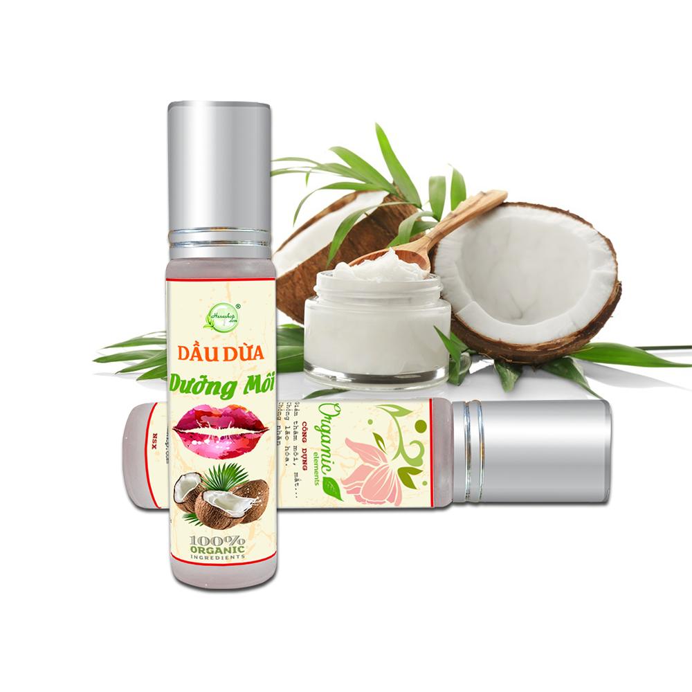 Dưỡng Môi Dầu Dừa Organic giảm thâm môi - Henashop 10ml