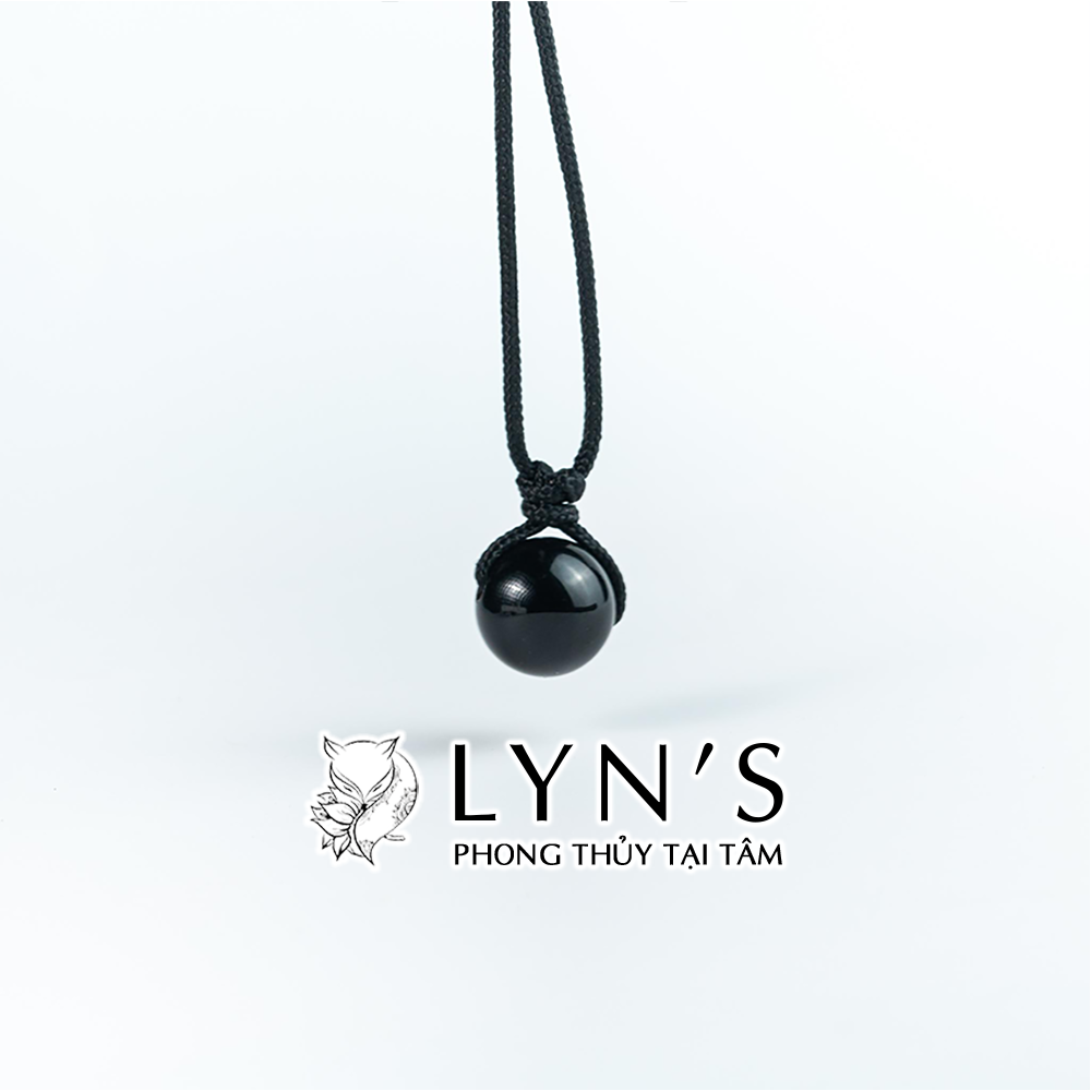 Dây Chuyền Lyn’s Phong Thuỷ Handmade Đen Huyền Thạch