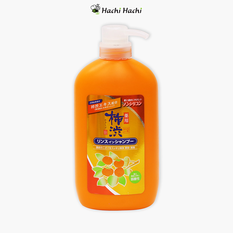 Dầu gội xả chiết xuất quả hồng Shikioriori 600ml - Hachi Hachi Japan Shop