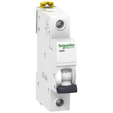 Schneider Electric Aptomat 1 Pha 10A 16A 20A 25A 32A 40A 50A 63A, , Át tép , Cầu dao tự động, MCB , CB tép Acti9 iK60N 1P