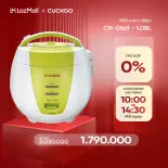 Nồi cơm điện Cuckoo 1L CR-0661G màu xanh - Lòng nồi chống dính - Phiên bản Quốc Tế - Hàng chính hãng Cuckoo Việt Nam