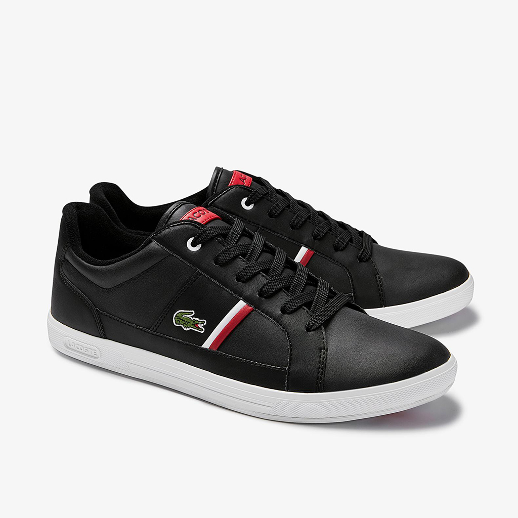 [FreeshipMAX] Giày Lacoste Europa 120 – Đen-Trắng