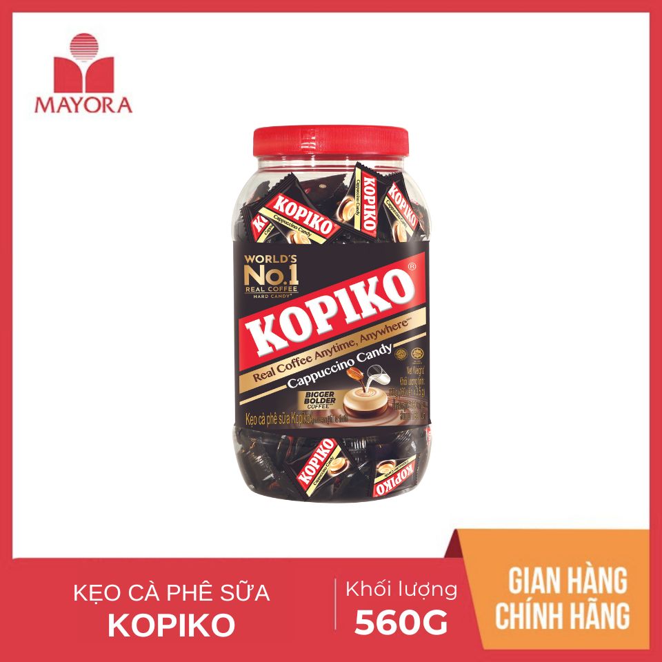 Kẹo kopiko cappuccino hũ 560g