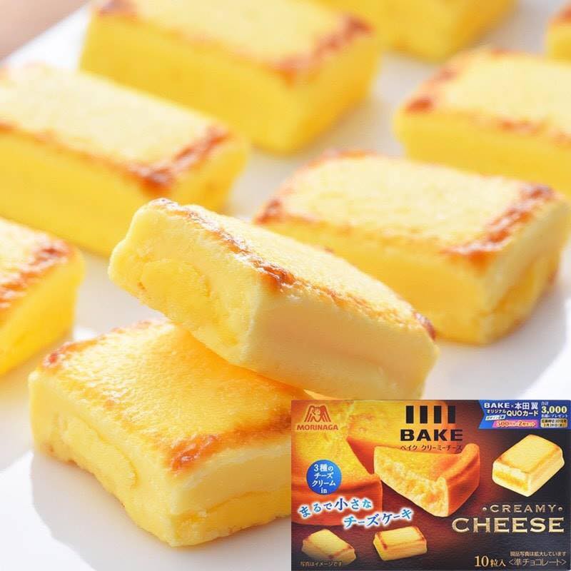 [DATE T9/2023] BÁNH CHEESE BAKE MORINAGA HỘP 45G SIÊU NGON - NHẬT BẢN