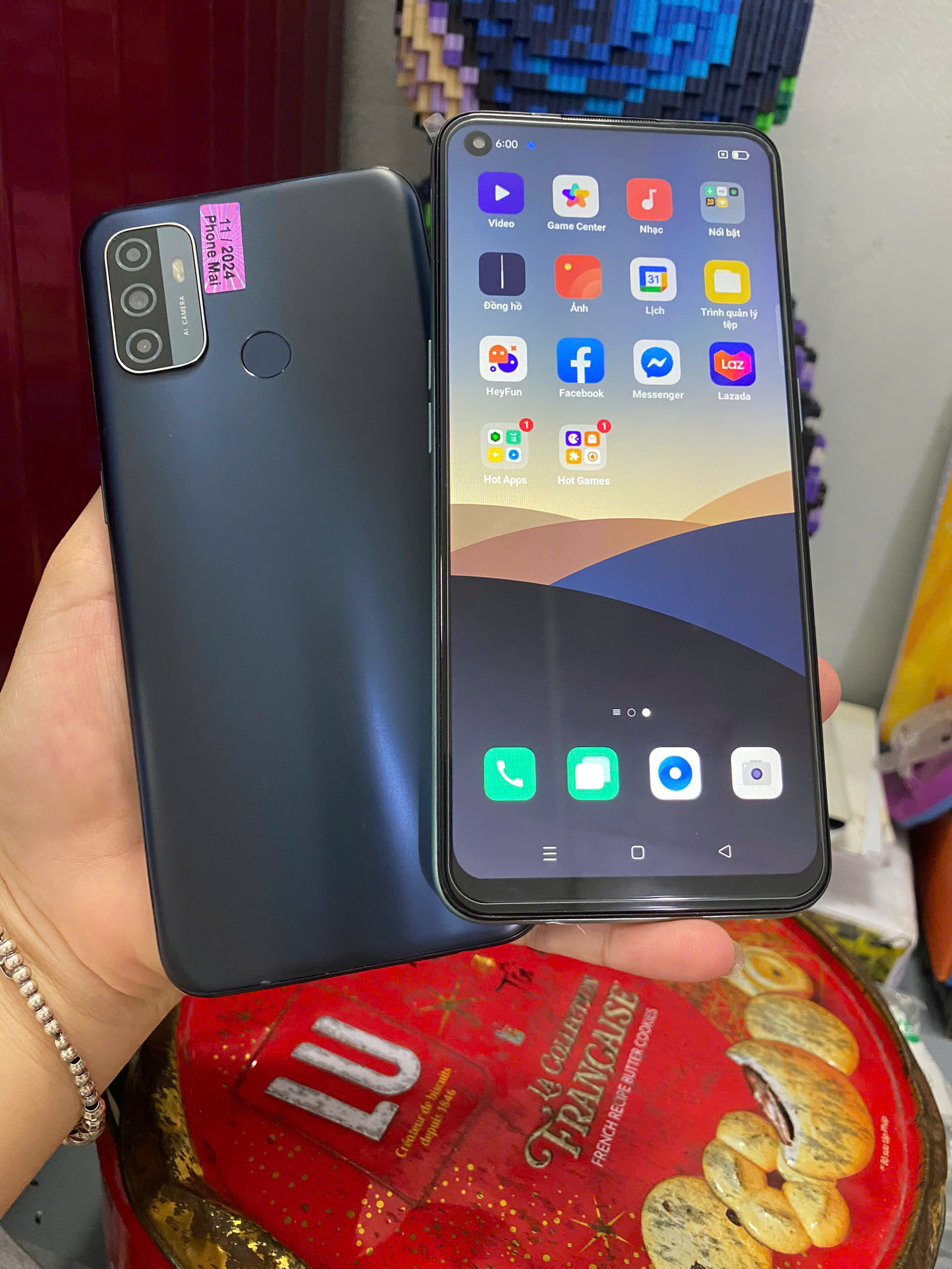 Điện thoại OPPO A53 (2020) Ram 6G/128G zin đẹp, màn 6.5inchChiến Game mượt,chip Snapdragon 460