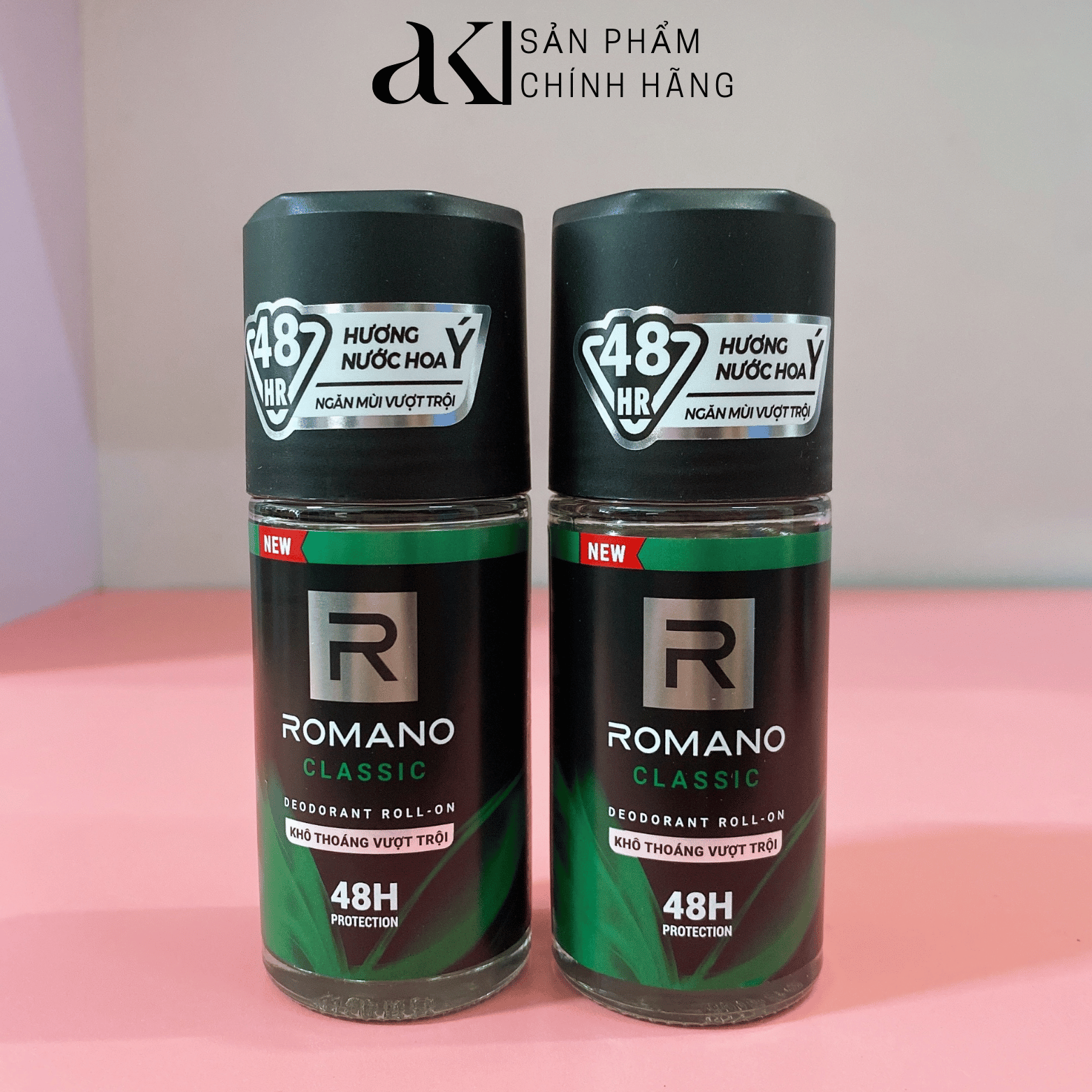 Lăn khử mùi khô thoáng vượt trội 48h romano classic 50ml
