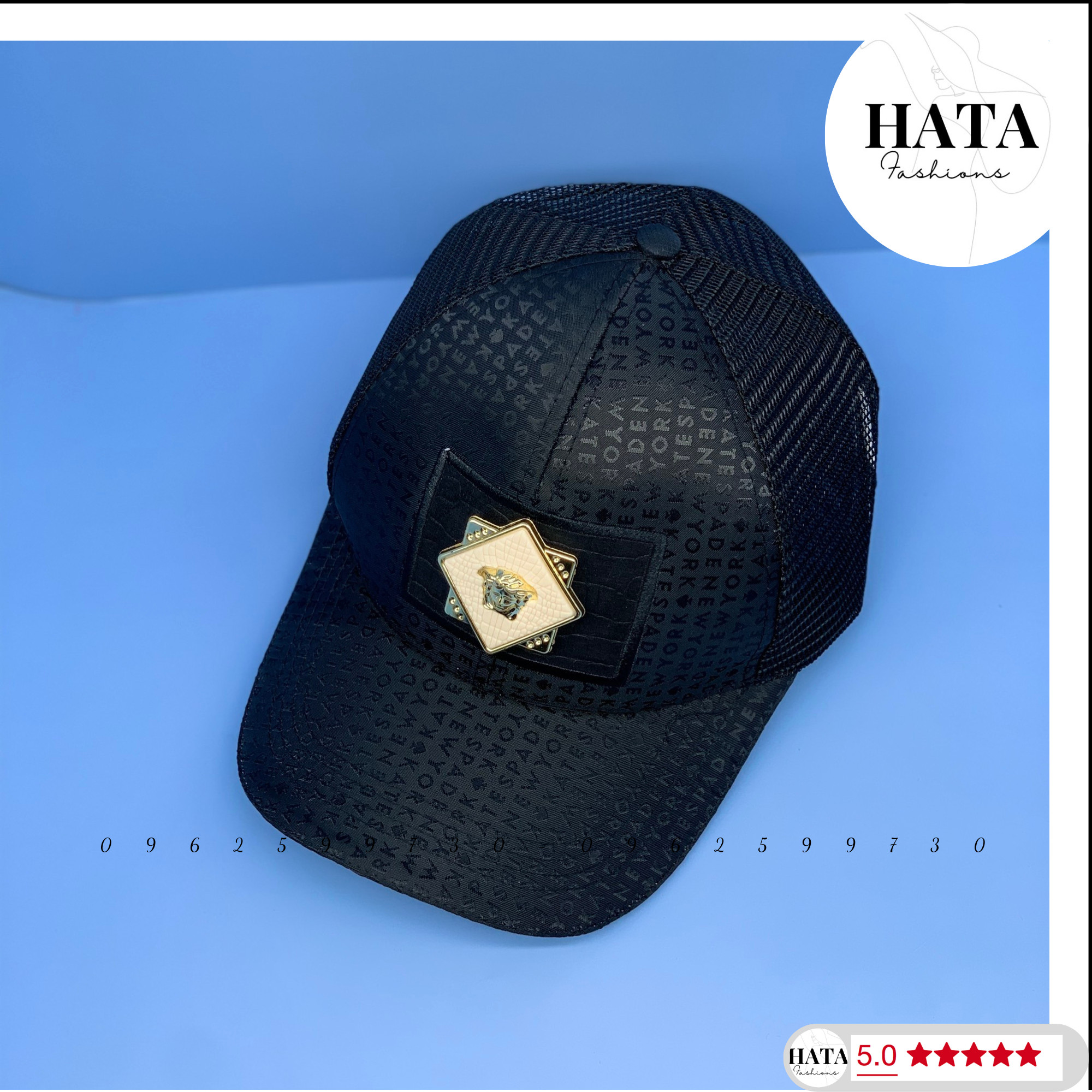 NÓN KẾT PHỐI LƯỚI THÊU LOGO HÌNH THOI CAO CẤP, MŨ LƯỠI TRAI THỜI TRANG NAM NỮ ĐẸP