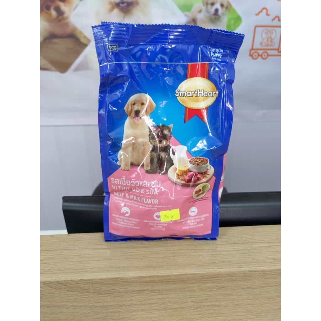 Thức ăn hạt khô cho chó con smartheart puppy 400g - thức ăn bổ dưỡng cho chó nhỏ smartheart puppy 400g