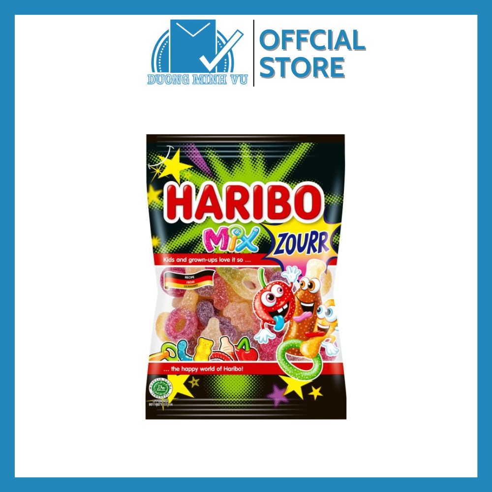 Kẹo dẻo Haribo Mix Zourr 80g