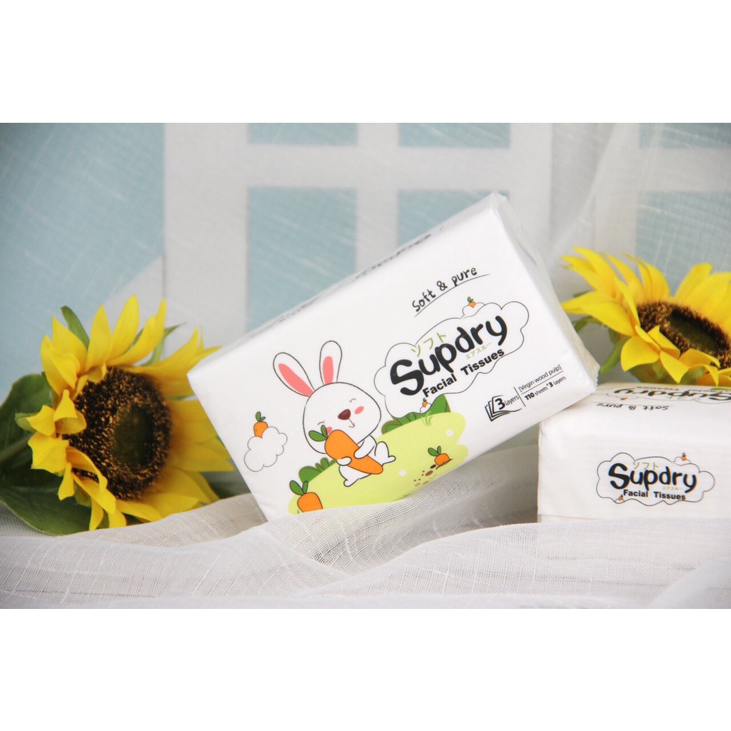 Giấy ăn cao cấp supdry/ mihoko 3 lớp 110 tờ