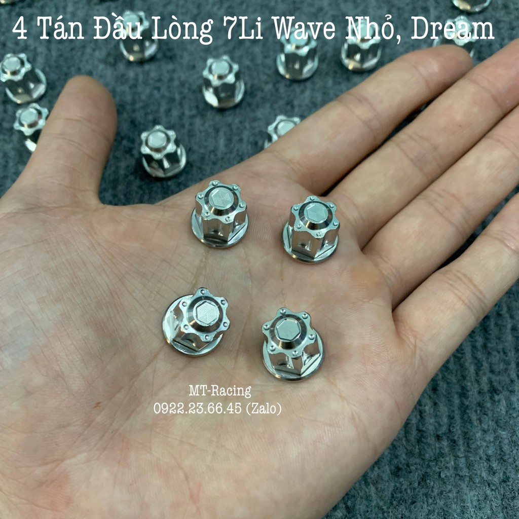 4 tán salaya inox304 đầu lòng cho wave nhỏ, dream