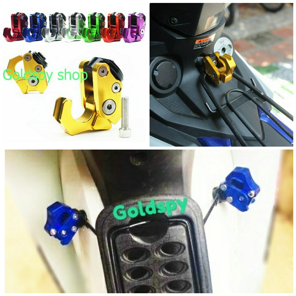 Móc treo đồ xe máy biker nhôm cnc