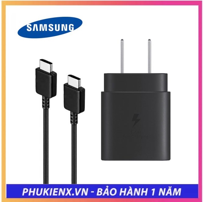 Bộ sạc siêu nhanh samsung 25w cho galaxy s10 5g
