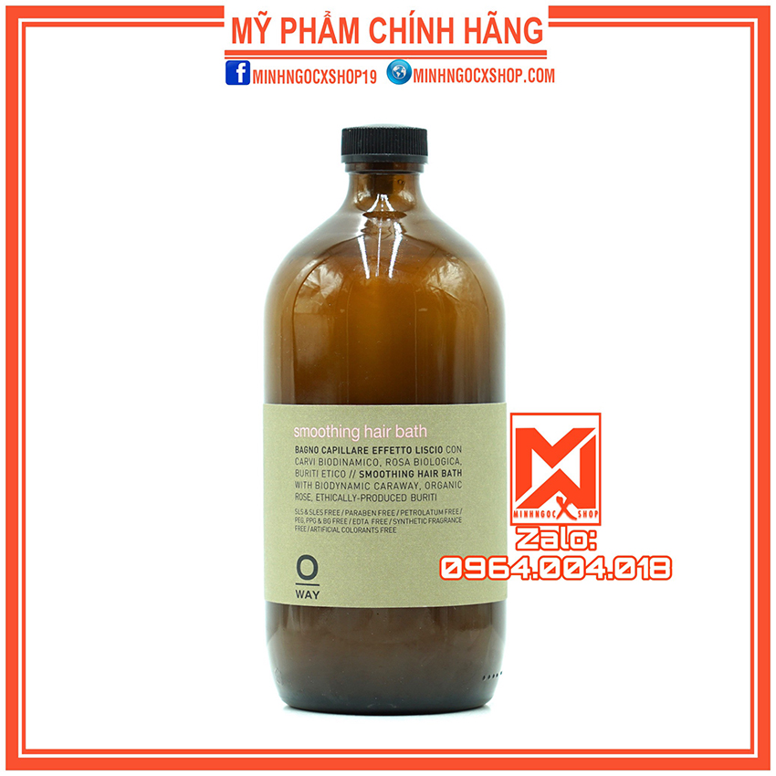 DẦU GỘI SIÊU MƯỢT OWAY SMOOTHING HAIR BATH 950ML CHÍNH HÃNG