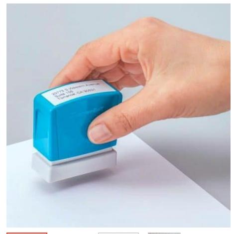 Dấu đóng không lem xstamper japan q10 mỗi gói 1 con dấu.