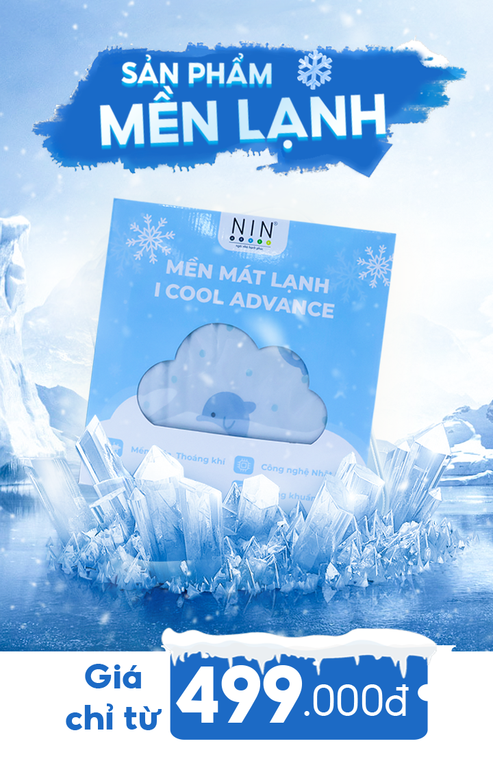 CHĂN HÈ MÁT LẠNH, Mền lạnh I Cool Advance NIN House 200x220cm hai mặt mát đủ màu sắc| Chăn chần Ice Silk