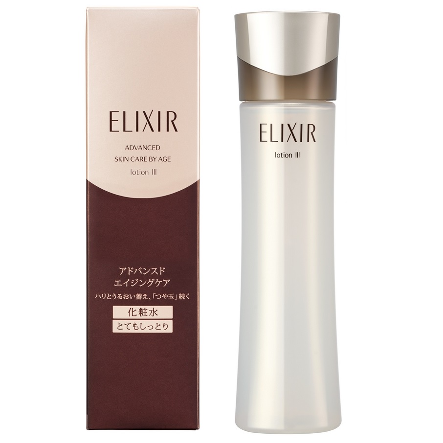 Nước hoa hồng nâng cơ, chống nhăn Shiseido Elixir Advanced III (170ml) - Da khô