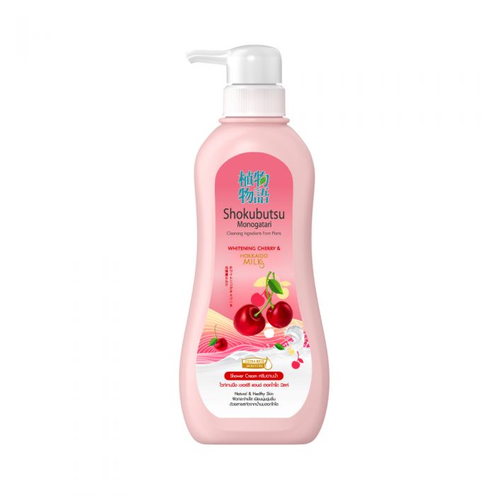 Sữa tắm Shokubutsu Whitening Cherry & Hokkaido Milk 500ml