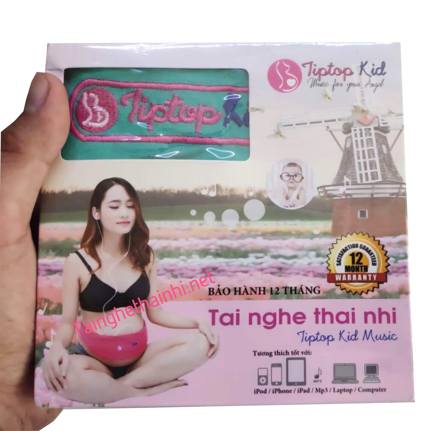 Tai nghe thai nhi tiptopkid-tai nghe thai nhi muzikid - tặng file ebook giáo dục sớm+nhạc thai giáo