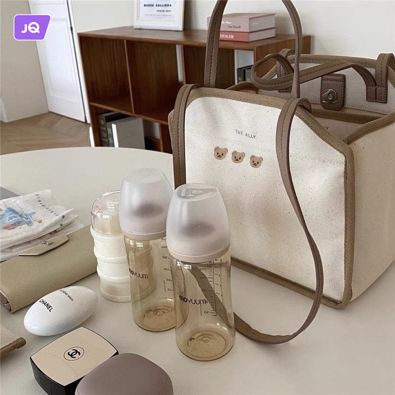 JOYNCLEON INS mommy bag Multifunctional mother and baby pack Canvas bag