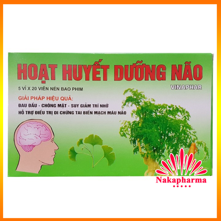 Hoạt huyết dưỡng não Vinaphar