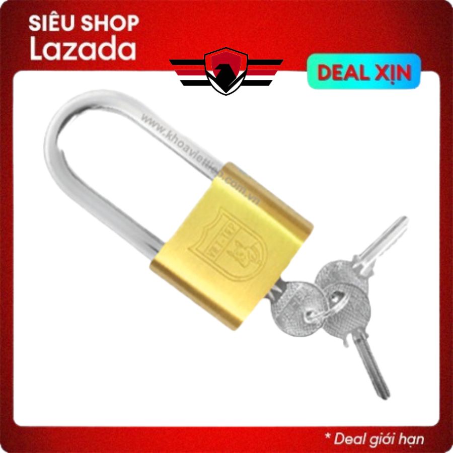 Ổ khoá việt tiệp cầu dài việt tiệp 101 x 48 ống phi 8mm - huy tưởng