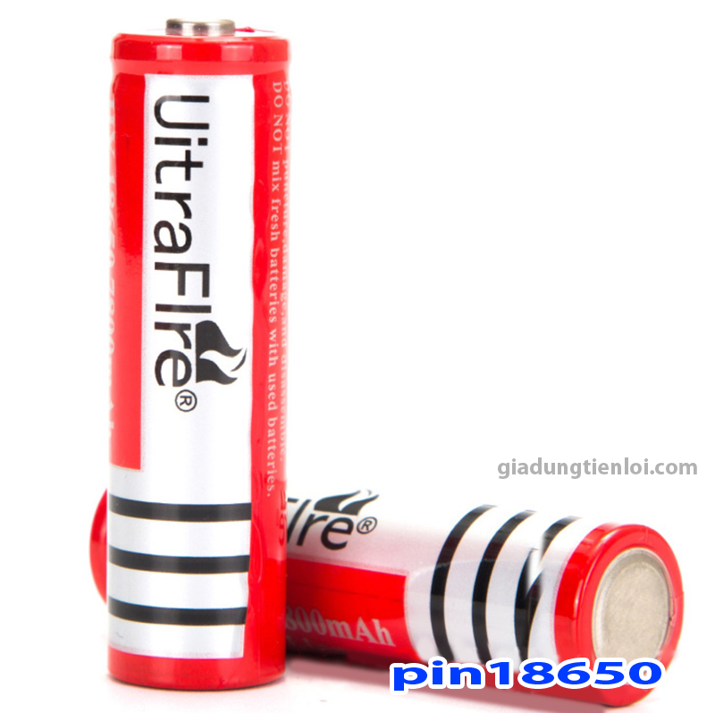Pin sạc UltroFite 18650mAh-4800mAh