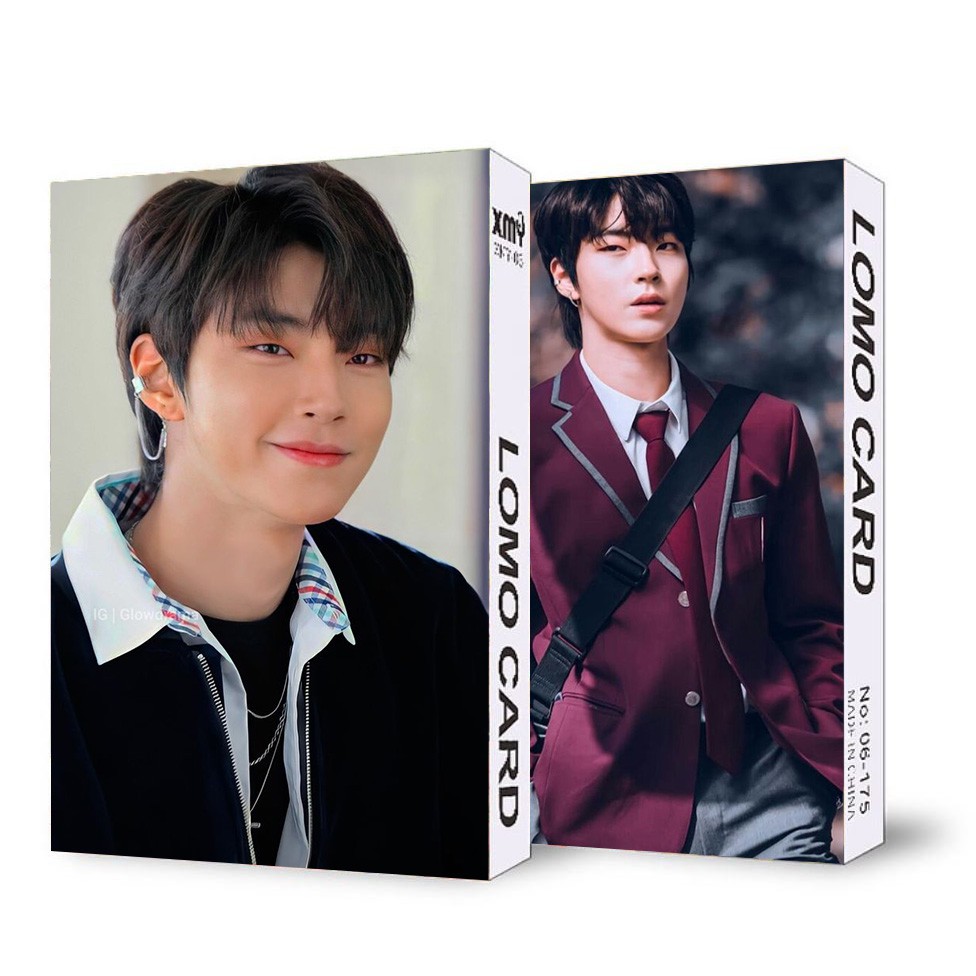 Hộp ảnh lomo in hình hwang in yeop 30 tấm idol diễn viên