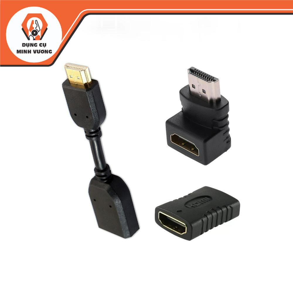 Đầu nối hdmi, hdmi góc vuông 90 độ - cáp nối hdmi cho tivi, màn hình máy tính