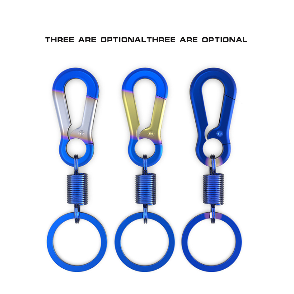 Ô tô sáng tạo tự động Móc chìa khóa kim loại Titan Móc khóa xe tuyệt vời