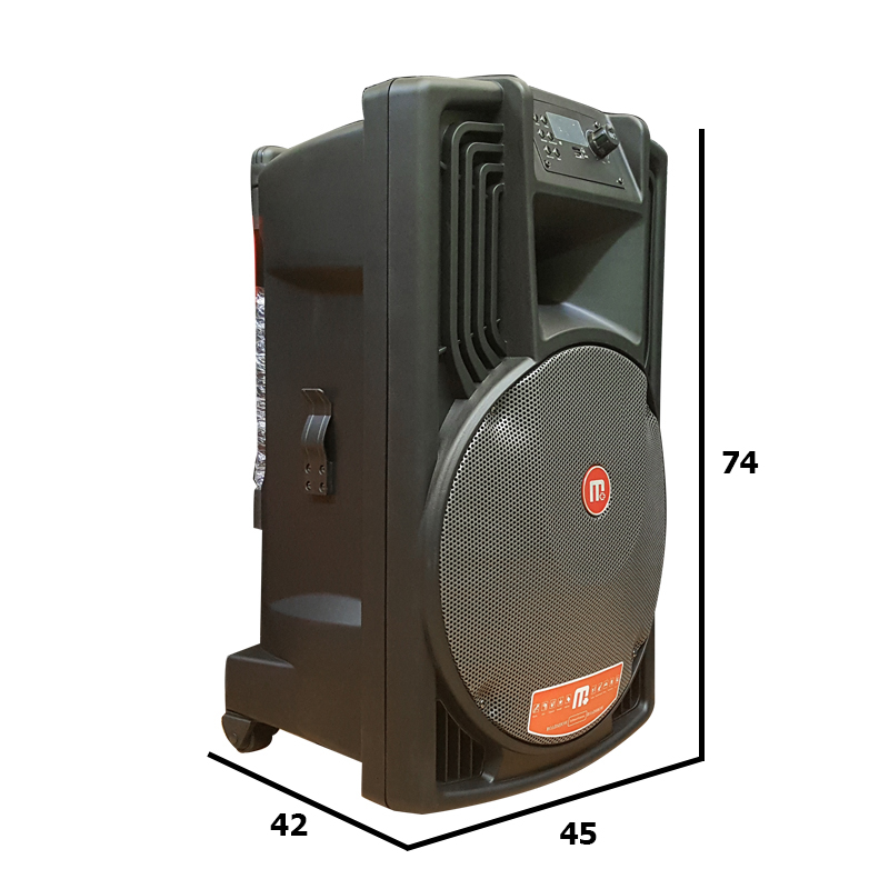 Loa kéo di động Malata m+9023, được đánh giá khá cao trong phân khúc loa di động có độ cơ động và ứng dụng cao trong các sinh hoạt hằng ngày, có khả năng di chuyển nhanh gọn