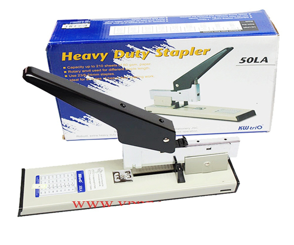 Máy bấm kim số đại w.trio 50-la bấm tối đa được 210 tờ giấy a4
