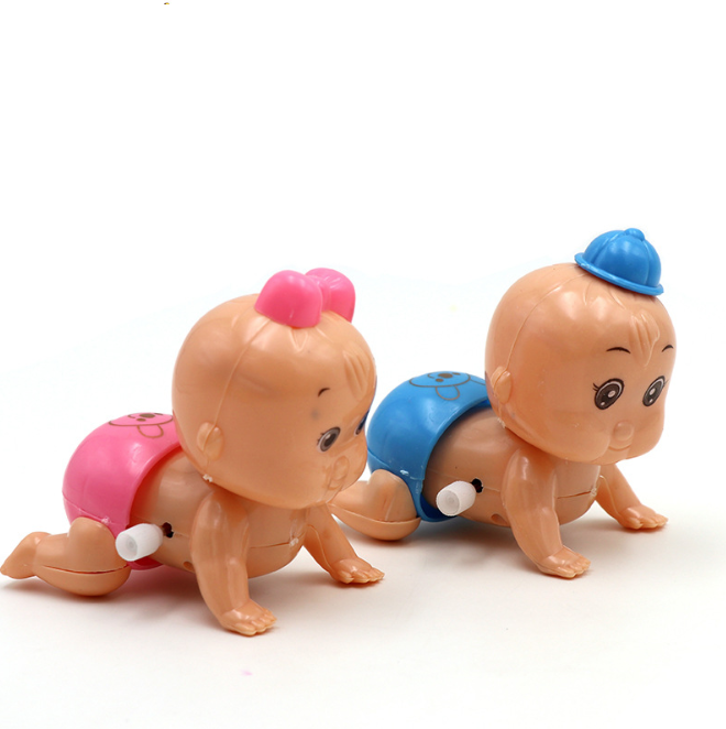 Đồ chơi em bé tập bò dây cót thú vị
