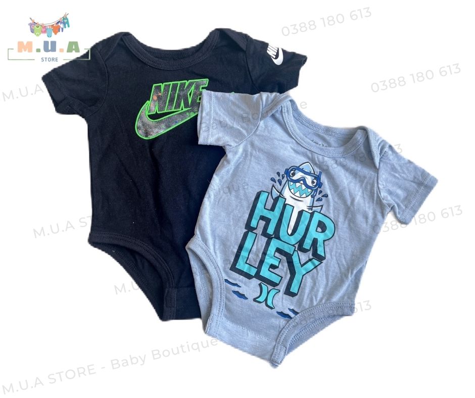 Áo liền thân bodysuit cộc tay bé sơ sinh M.U.A STORE đồ bộ liền thân bé trai bé gái