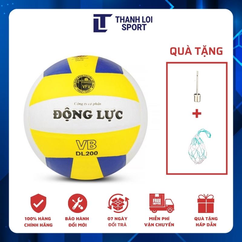 Quả bóng chuyền, banh bóng chuyền Động Lực DL200 chính hãng - Tặng kim bơm + túi lưới