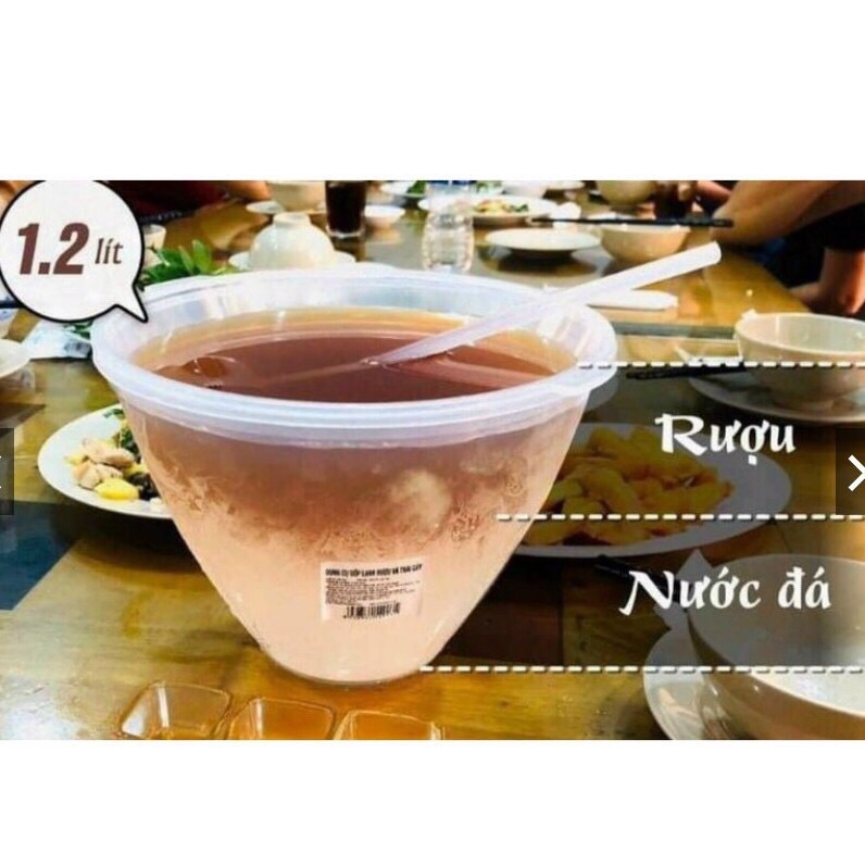 Bát ướp lạnh 1,2 l- tặng kèm gáo múc