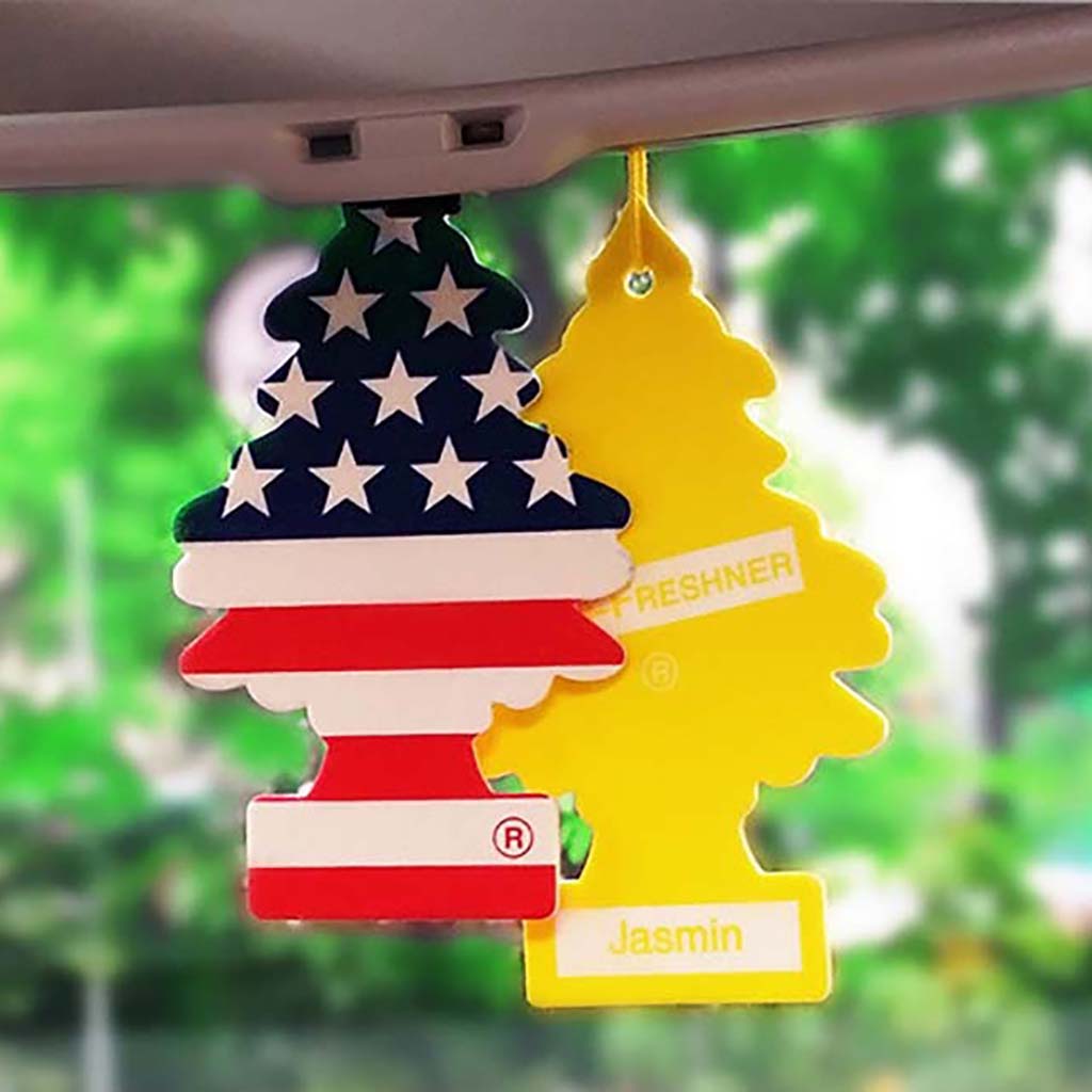 Cây Thông Thơm Little Trees Khử Mùi Treo Ô Tô Xe Hơi Tủ Quần Áo Phòng Ngủ USA Nhiều Mùi