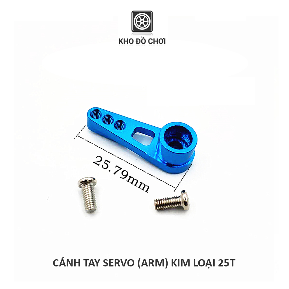 Cánh tay servo 25t kim loại - arm