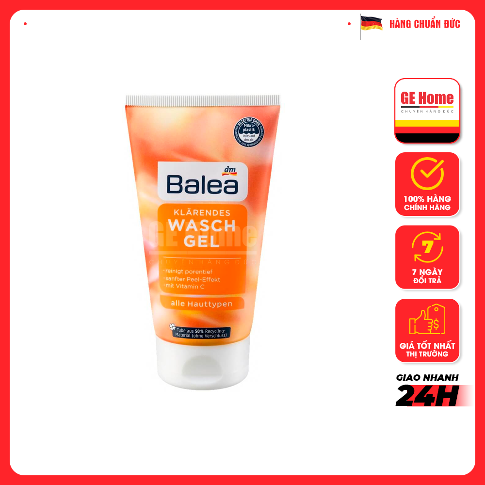Sữa rửa mặt Balea Vitamin C Wasch Gel 150ml