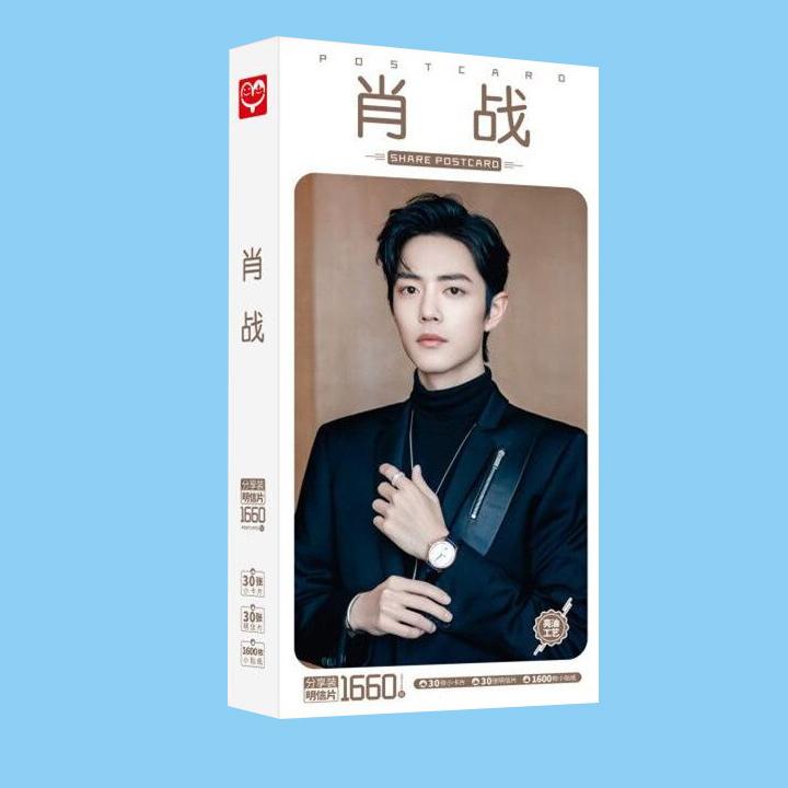 Postcard Tiêu chiến 1660 ảnh hộp ảnh bộ ảnh có ảnh dán sticker lomo bưu thiếp Ma đạo tổ sư phim Trần tình Lệnh Vương Nhất Bác Lam Vong Cơ Ngụy Vô Tiện