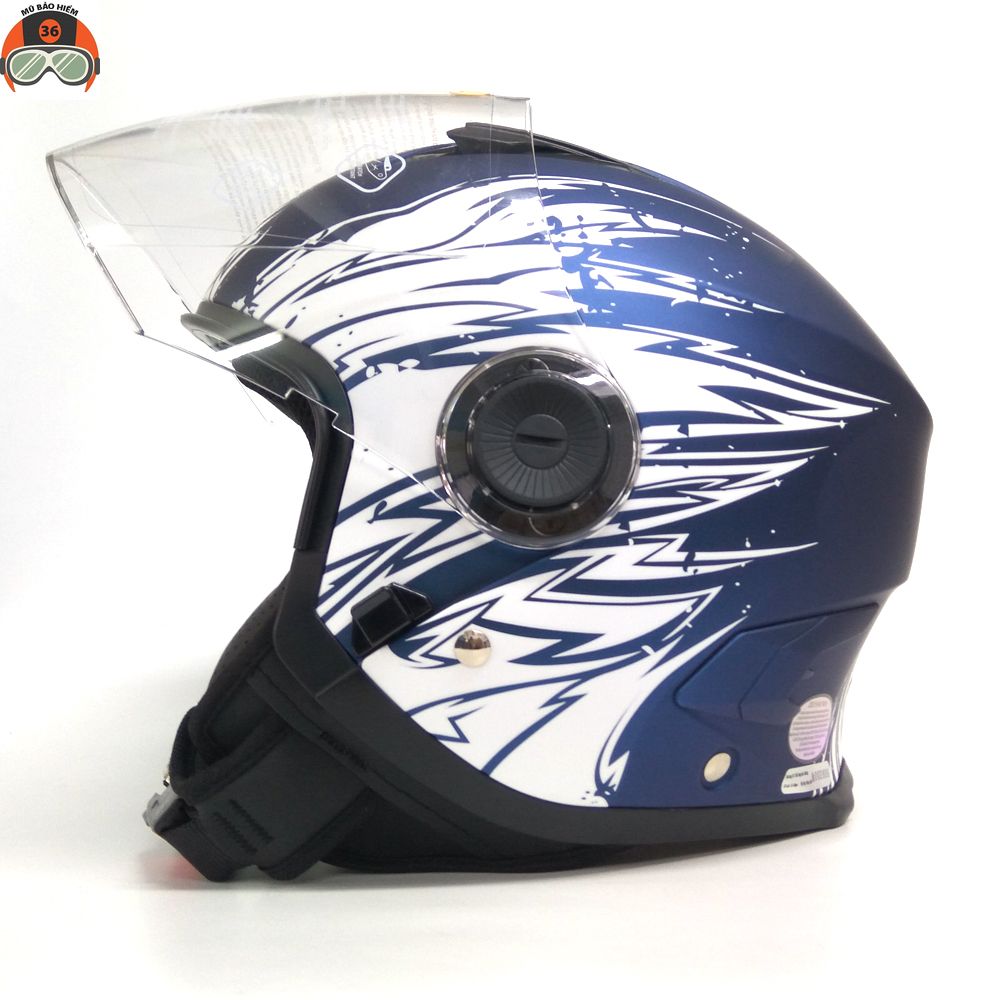 Mũ bảo hiểm chính hãng cao cấp SUNDA 617 tem