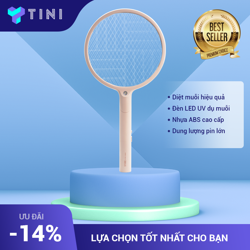 Vợt bắt muỗi cầm tay sothing swatter, vợt muỗi thông minh, tiêu diệt hiệu quả muỗi