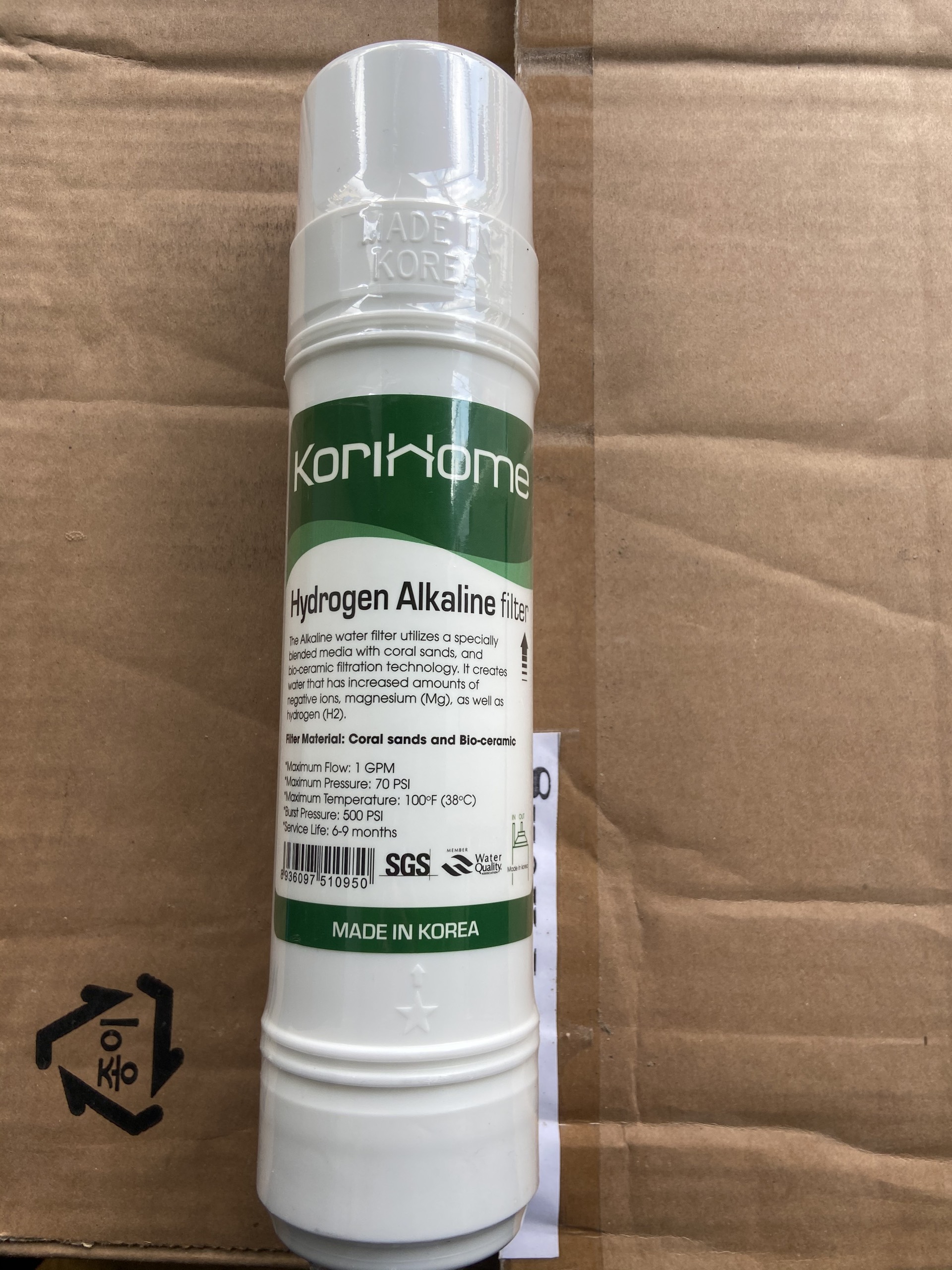Lõi Lọc Nước Korihome - Hydrogen Alkaline