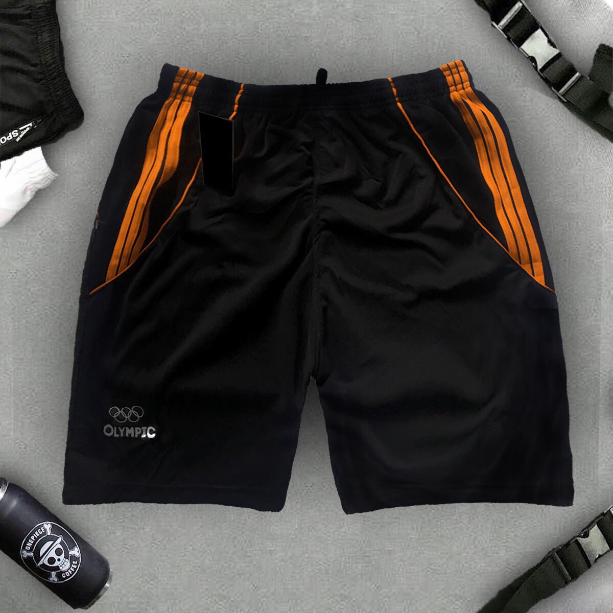 [HCM]Quần short nam big size đen thể thao lưng thun 4 chiều Có Big Size 130kg 110kg 120kg 100kg quần đùi nam body chất vải dày thoáng mát cao cấp giá tốt ShopN6 - QSD1 (Màu sọc ngẫu nhiên)